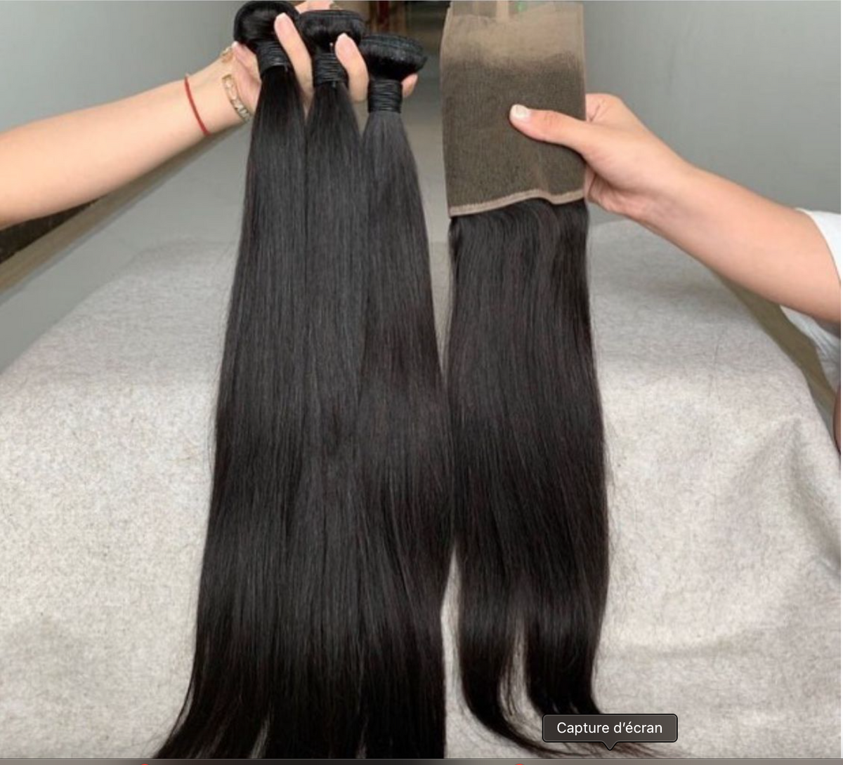 Lot 3 Bundles + 1 Lace HD Burmese Hair