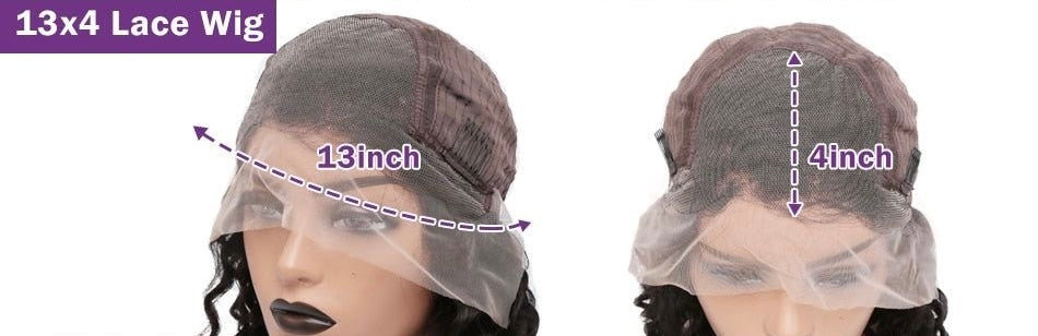 Straight Wig Burmese Hair 13x4