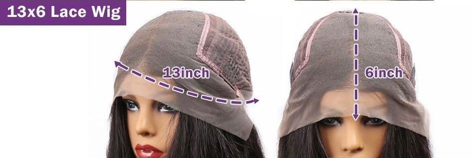 Straight Wig Burmese Hair 13x6